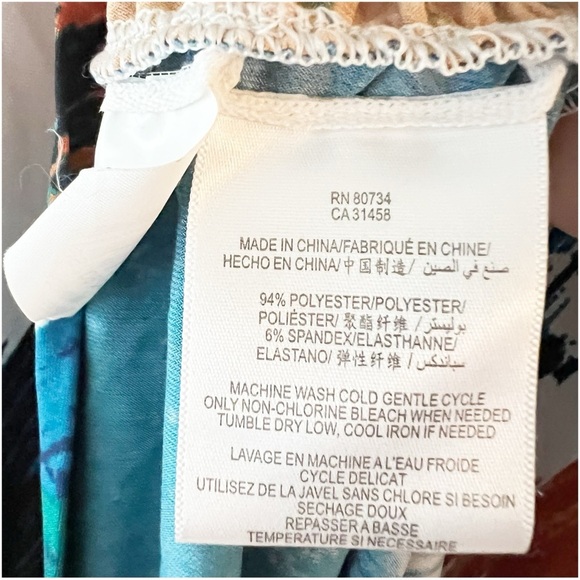 BCBGMaxazria Abstract Dell Zipper Fitted Dress Size Large - Picture 7 of 10